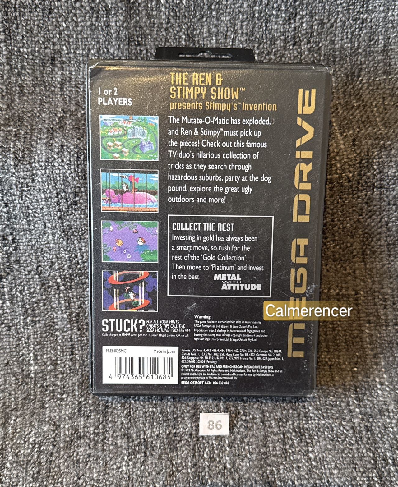 The Ren & Stimpy Show Game - Sega Mega Drive