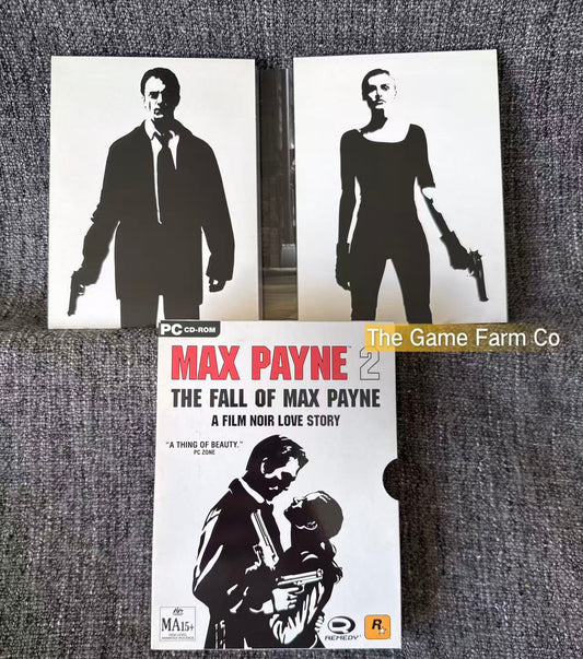 Max Payne 2 The Fall Of Max Payne A Film Noir Love Story Game Boxed - PC - CD ROM - Big Box