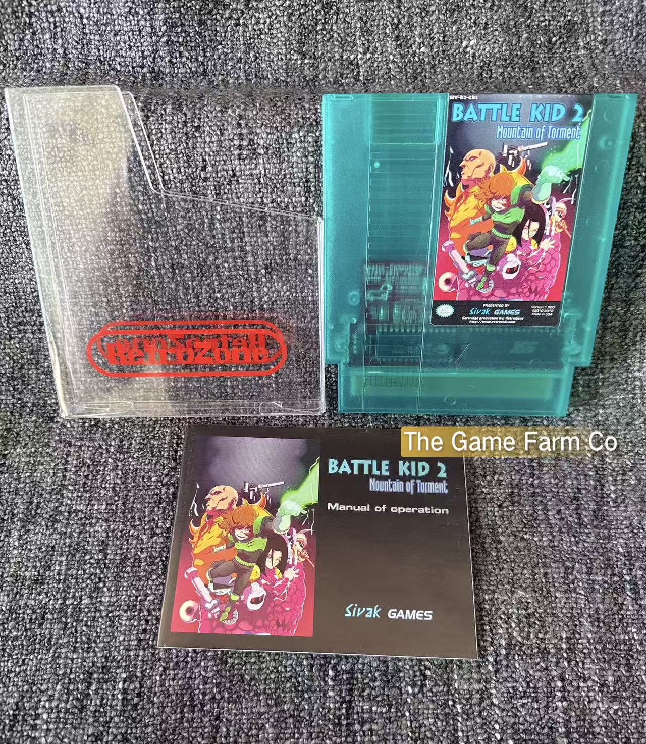 Battle Kid 2 Mountain of Torment NES Physical Game Loose with Manual & Case Tested Used