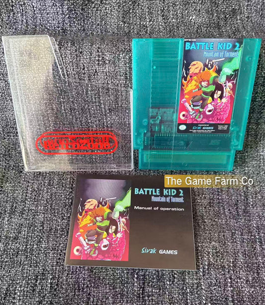 Battle Kid 2 Mountain of Torment NES Physical Game Loose with Manual & Case Tested Used