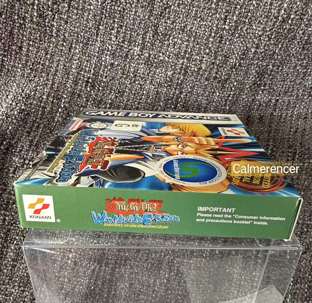 Yu Gi Oh (Excellent condition) Worldwide Edition Stairway To The Destined Duel Boxed Game -Nintendo Gameboy Advance GBA - Pal Version