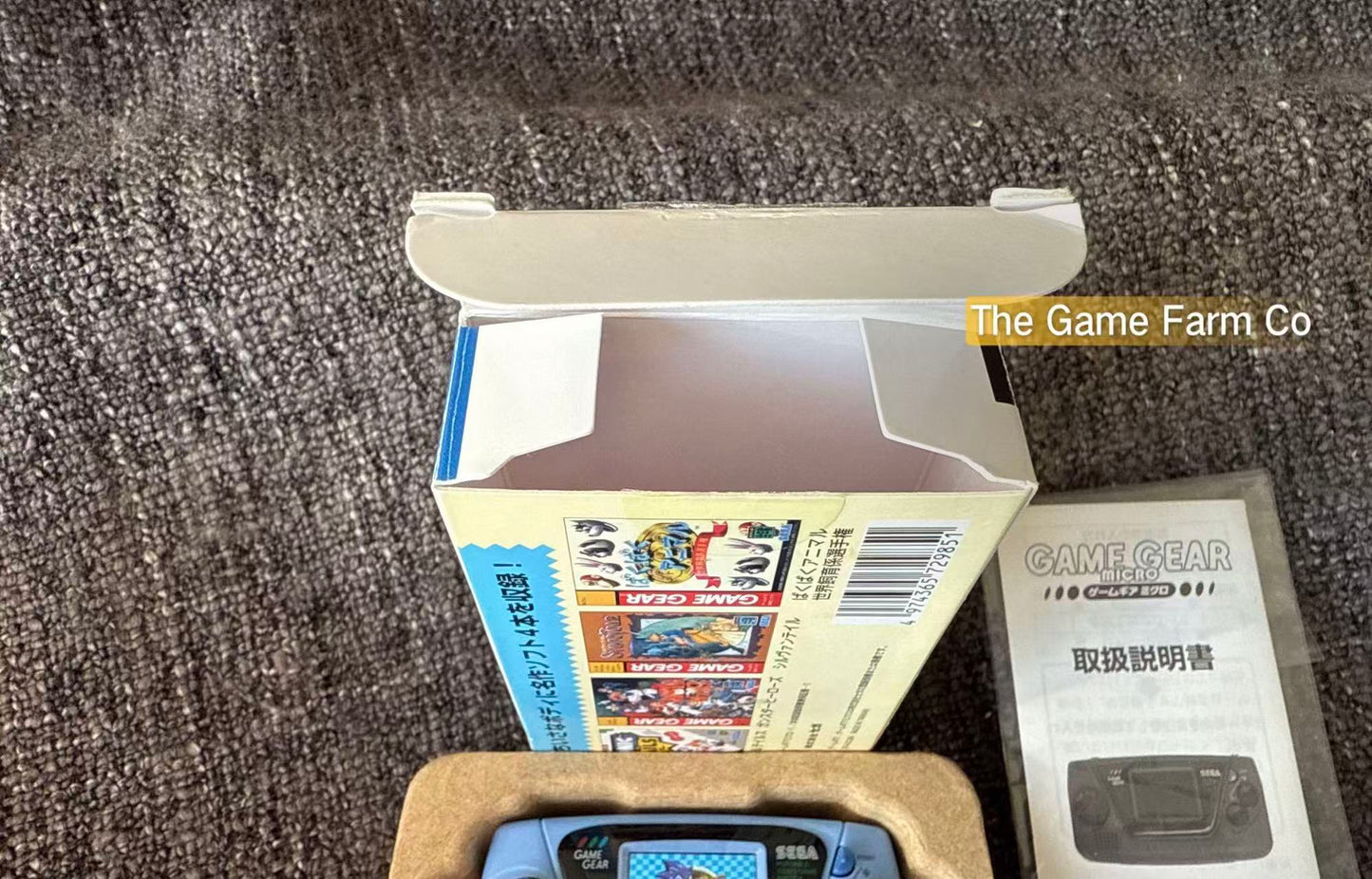 Sega Game Gear Micro Console Blue Japan 30th Anniversary Sonic & Tales Boxed