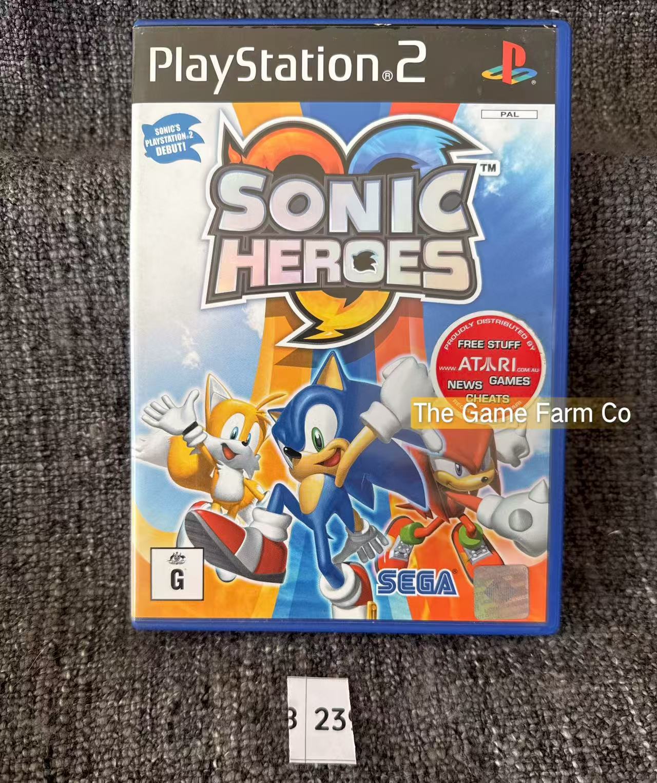 Sonic Heroes Game- Sony PlayStation 2 (PS2)