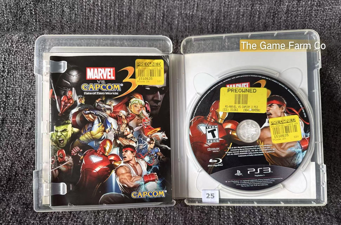 Marvel Vs Capcom 3 Fate Of Two Worlds Game - PS3 - Sony Playstation 3