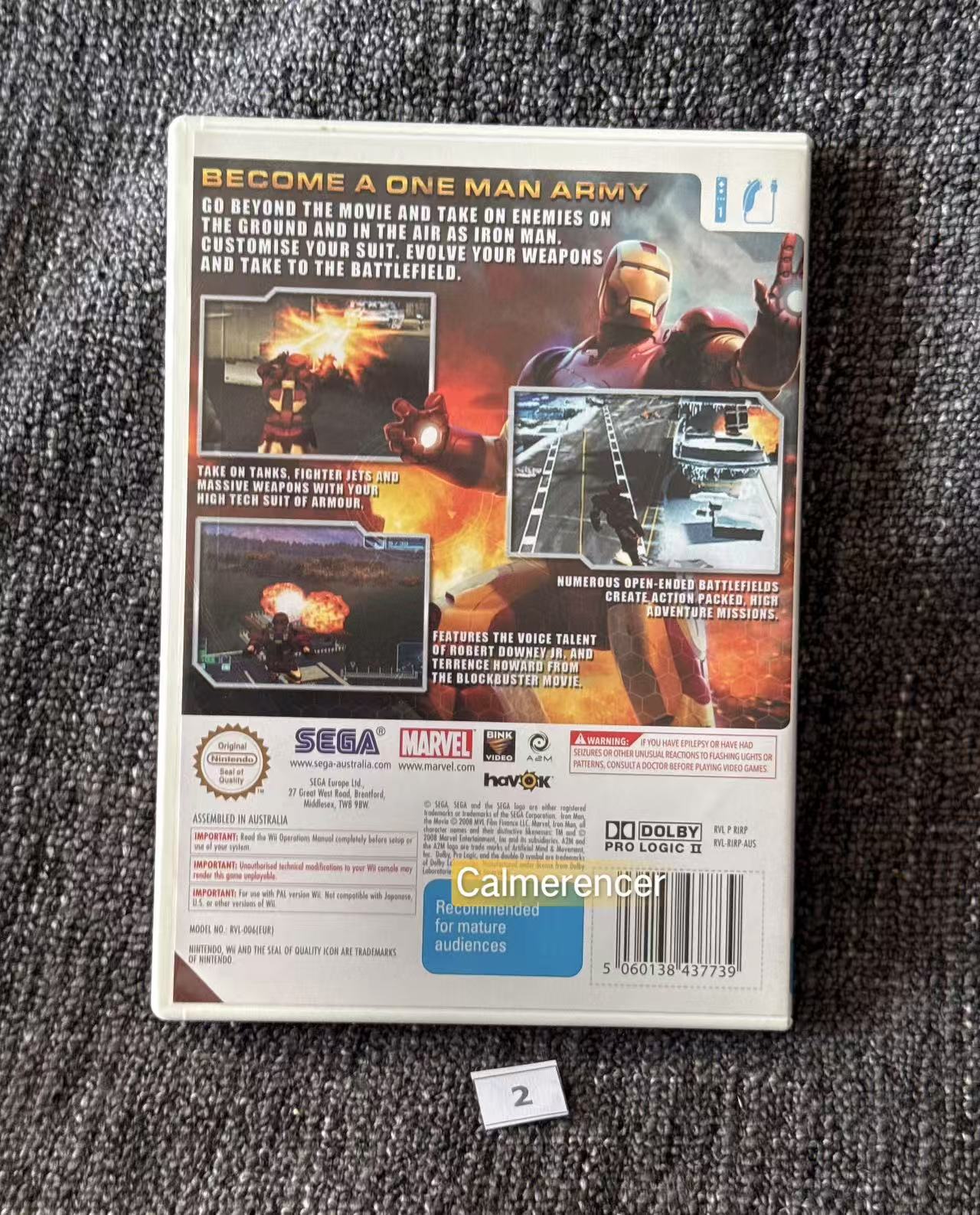 Iron man -  Nintendo Wii game