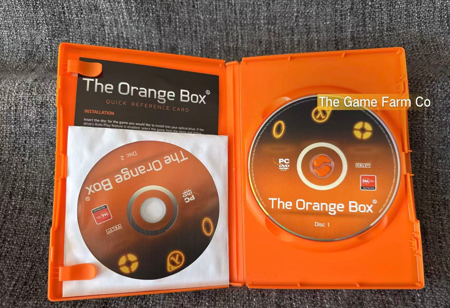 The Orange Box Half-Life 2 Episode Two Team Fortress 2 Portal - Computer - Big Box