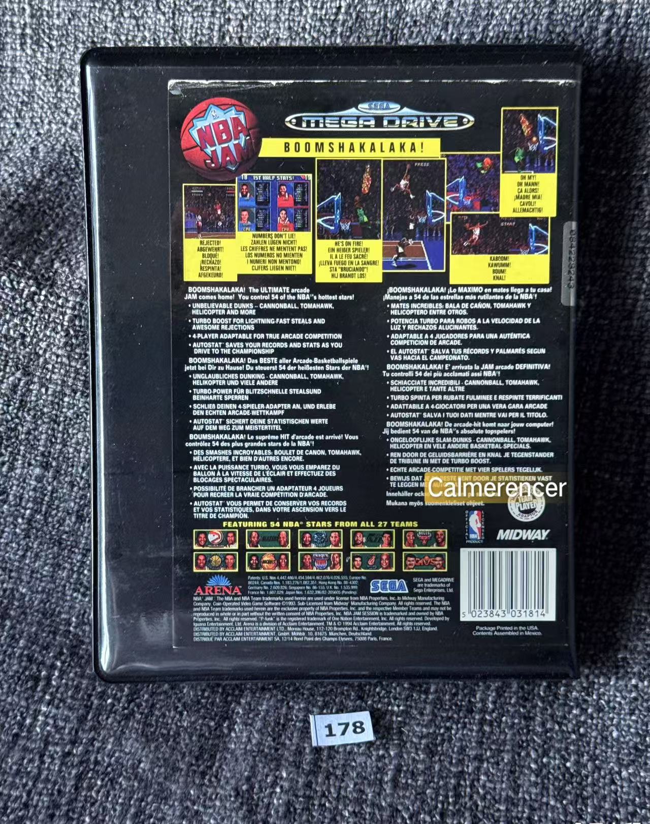 NBA Jam - Game - Sega Mega Drive