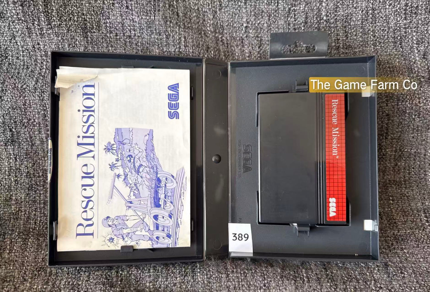 Rescue Mission Game - Sega Master System