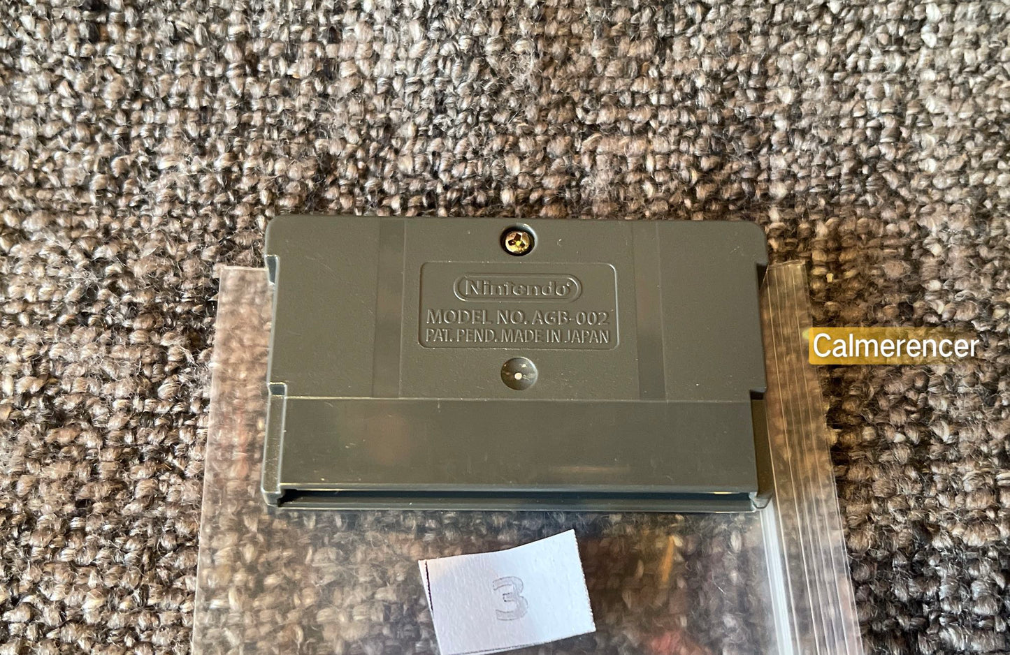 Jurassic Park lll 3 - Park Builder Game -Nintendo Gameboy Advance Cart GBA - Pal Version