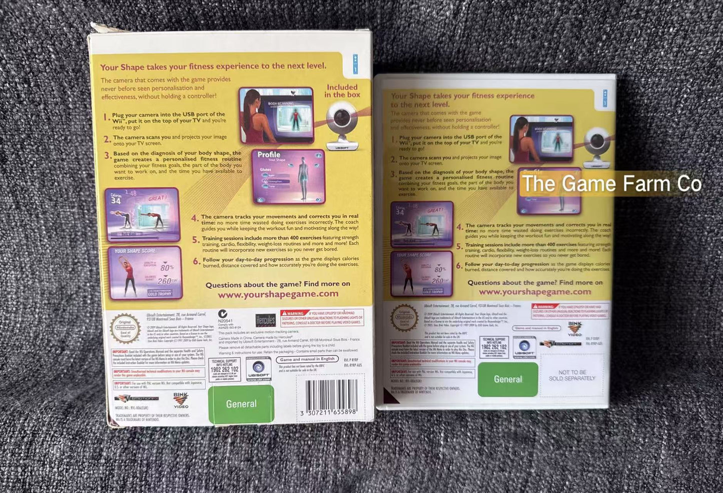 Your Shape boxed-  Nintendo Wii game