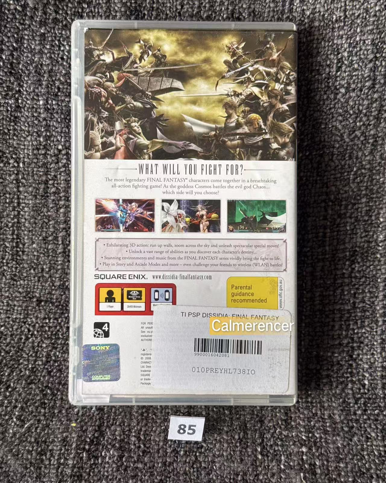 Dissidia Final Fantasy  PSP Game - PlayStation Portable