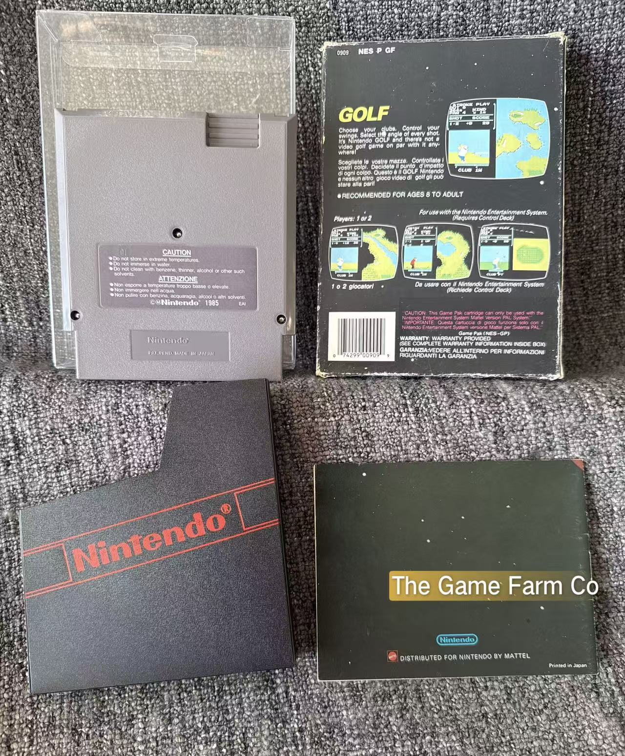 Golf Boxed Game - Nes - Nintendo / Entertainment System - Pal Version