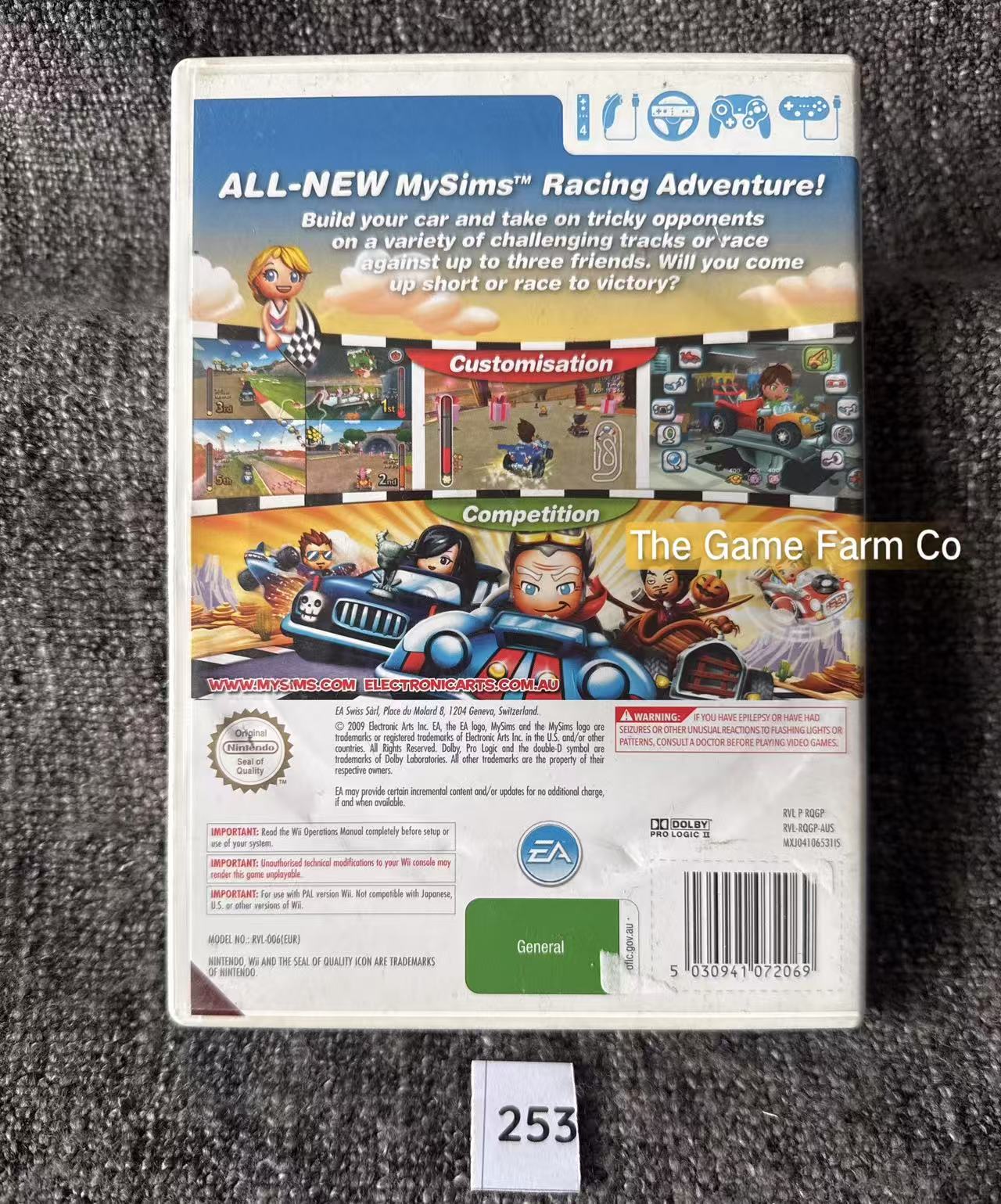 My Sims Racing -  Nintendo Wii game