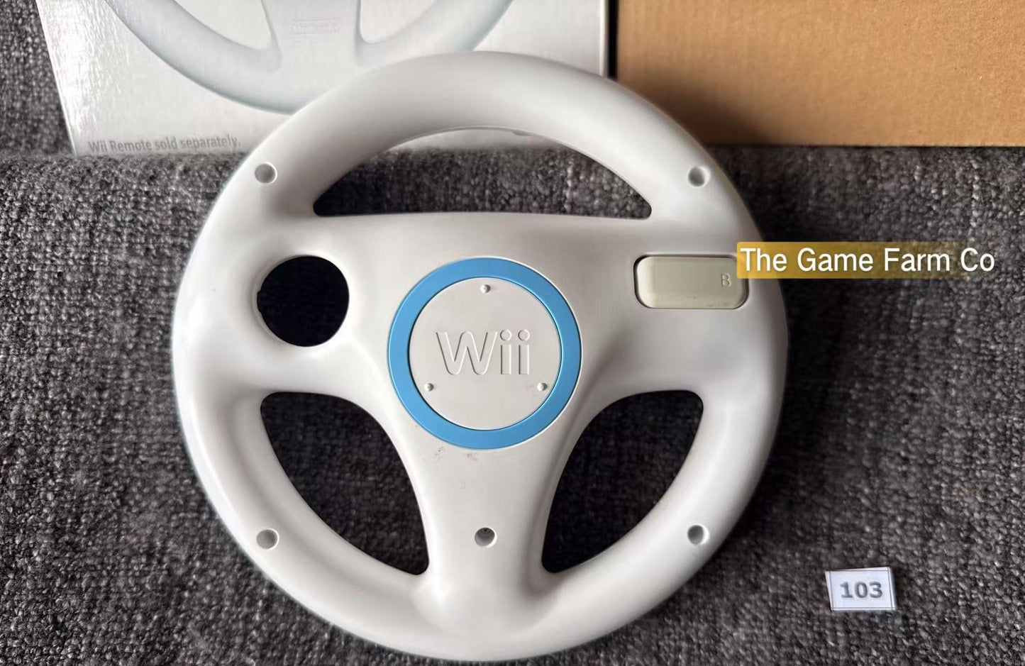 Genuine Nintendo Wii Wheel Boxed