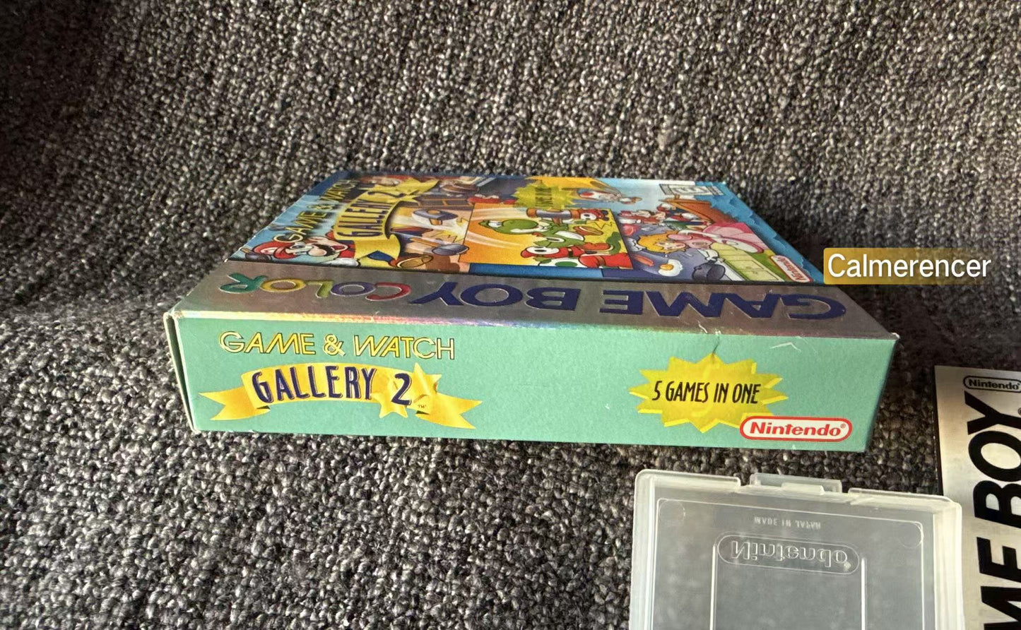 Game & Watch Gallery 2 Game Excellent condition - Nintendo Gameboy Color