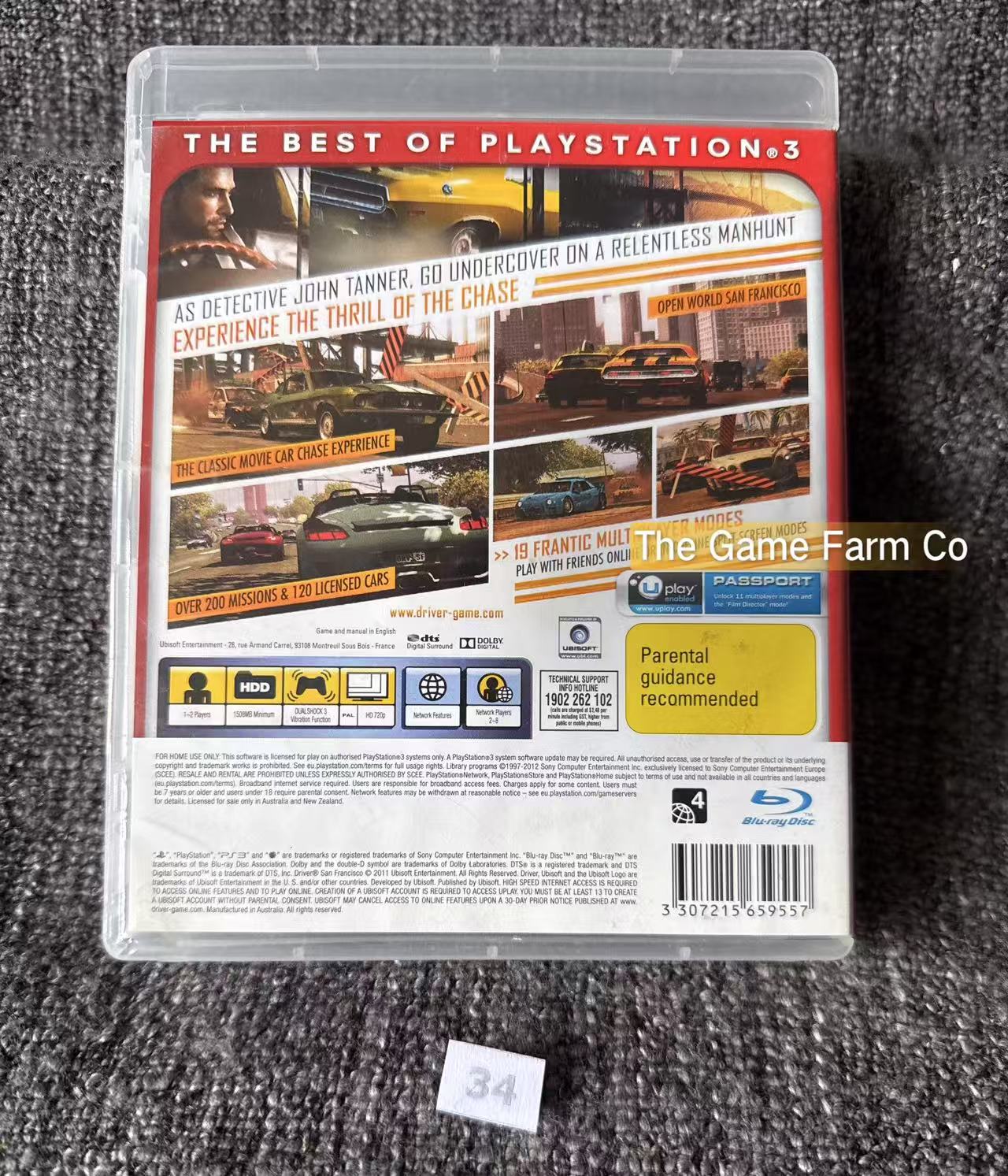 Driver San Francisco Game - PS3 - Sony Playstation 3
