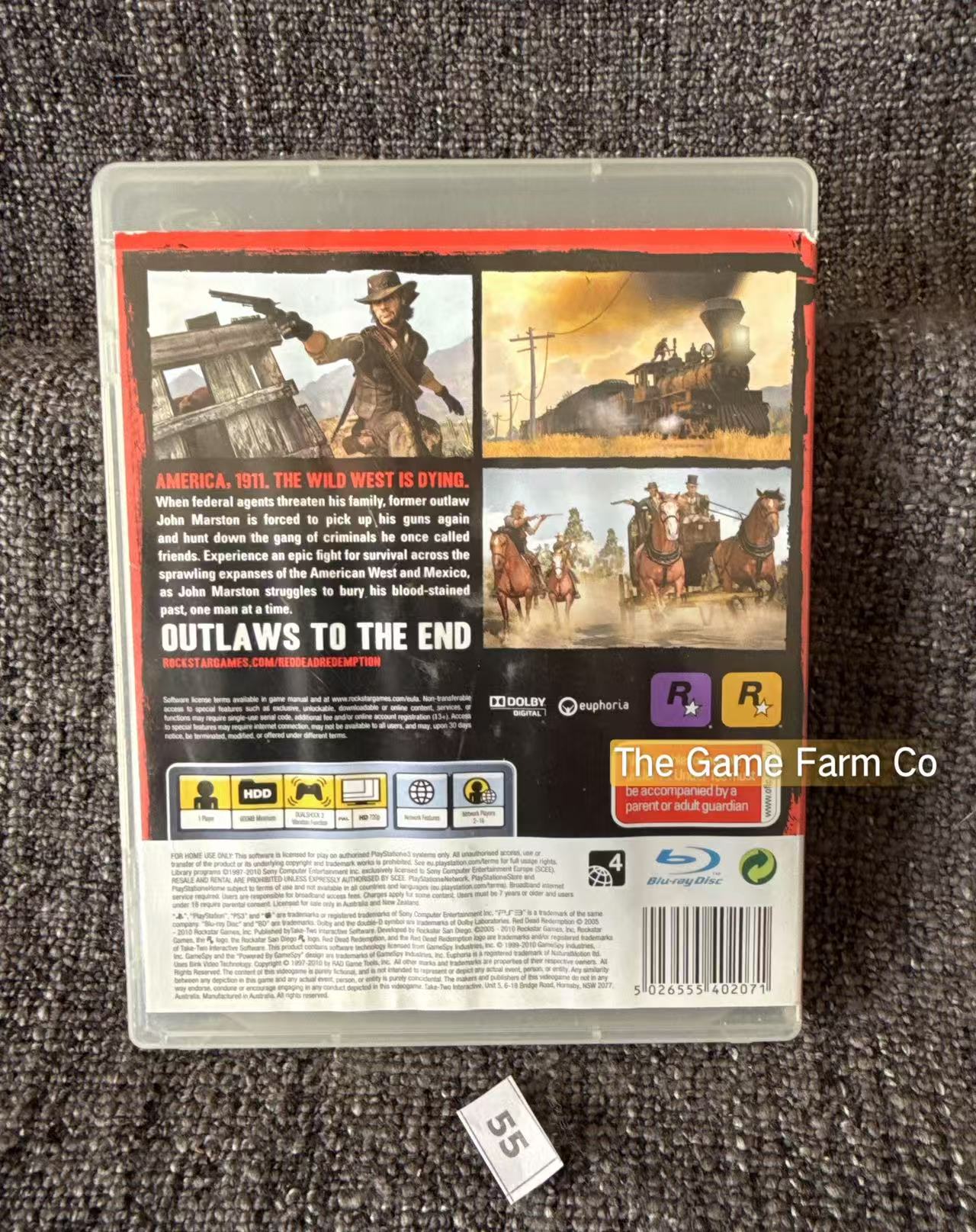 Red Dead Redemption Game - PS3 - Sony Playstation 3