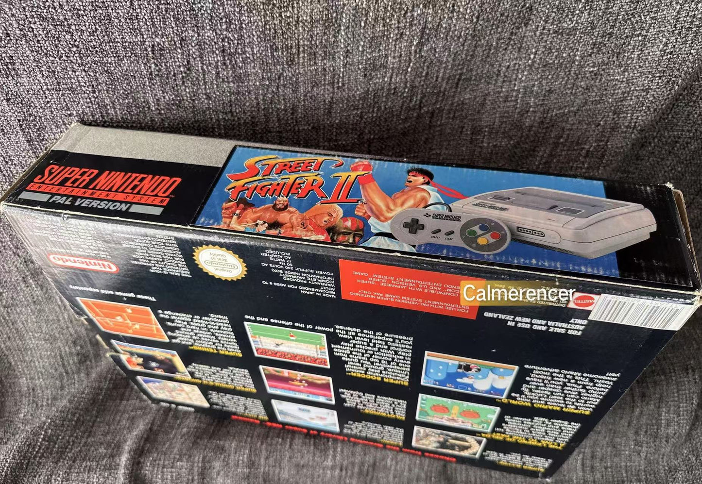 Super Nintendo Street Fighter II Console Bundle (Snes) Pal Version