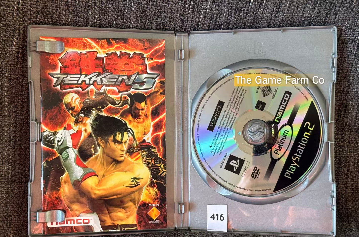 Tekken 5 PS2 Physical Game CIB PAL Tested Used