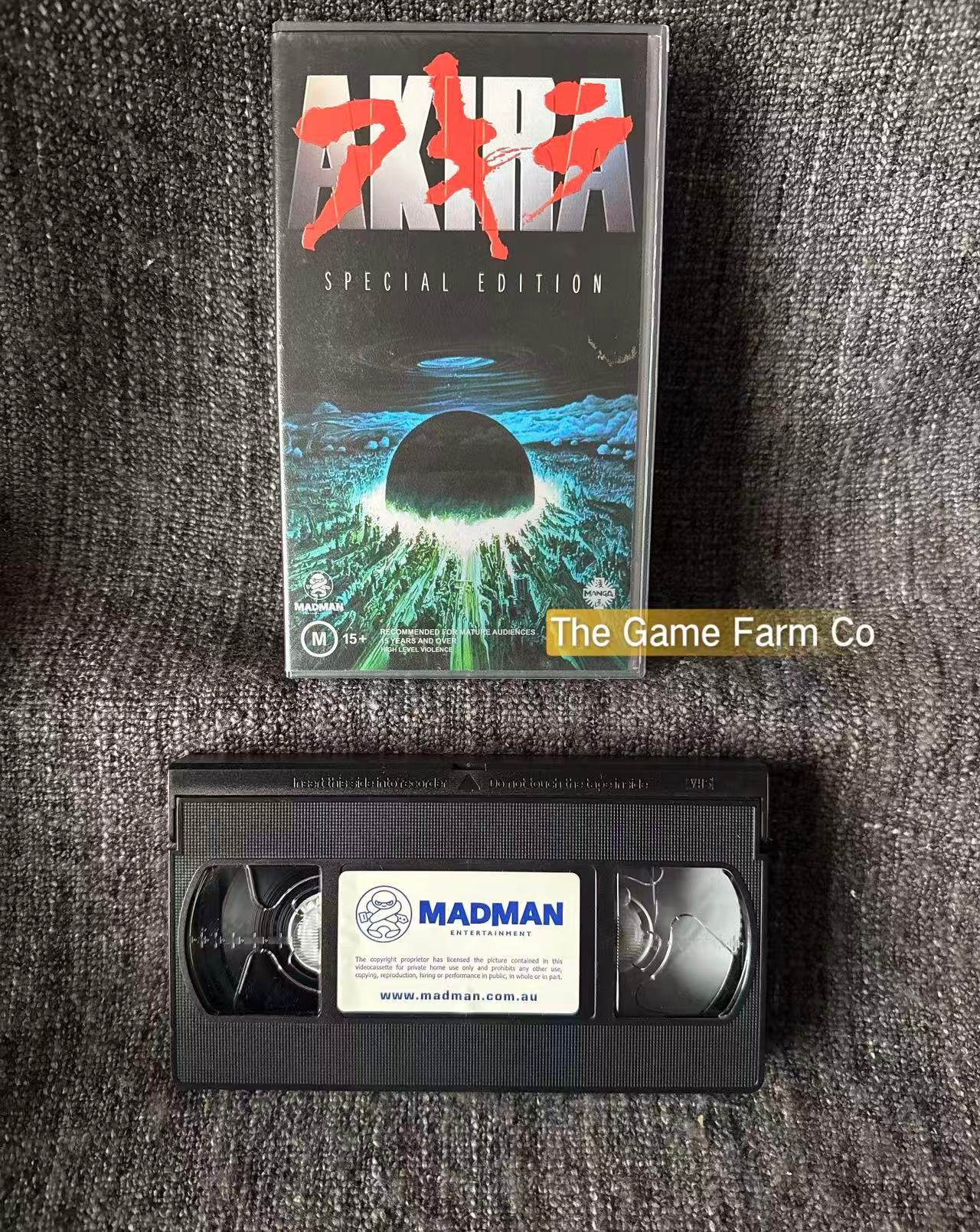 Akira: Special Edition (VHS) Authentic Complete in Box (CIB) Madman Anime Movie