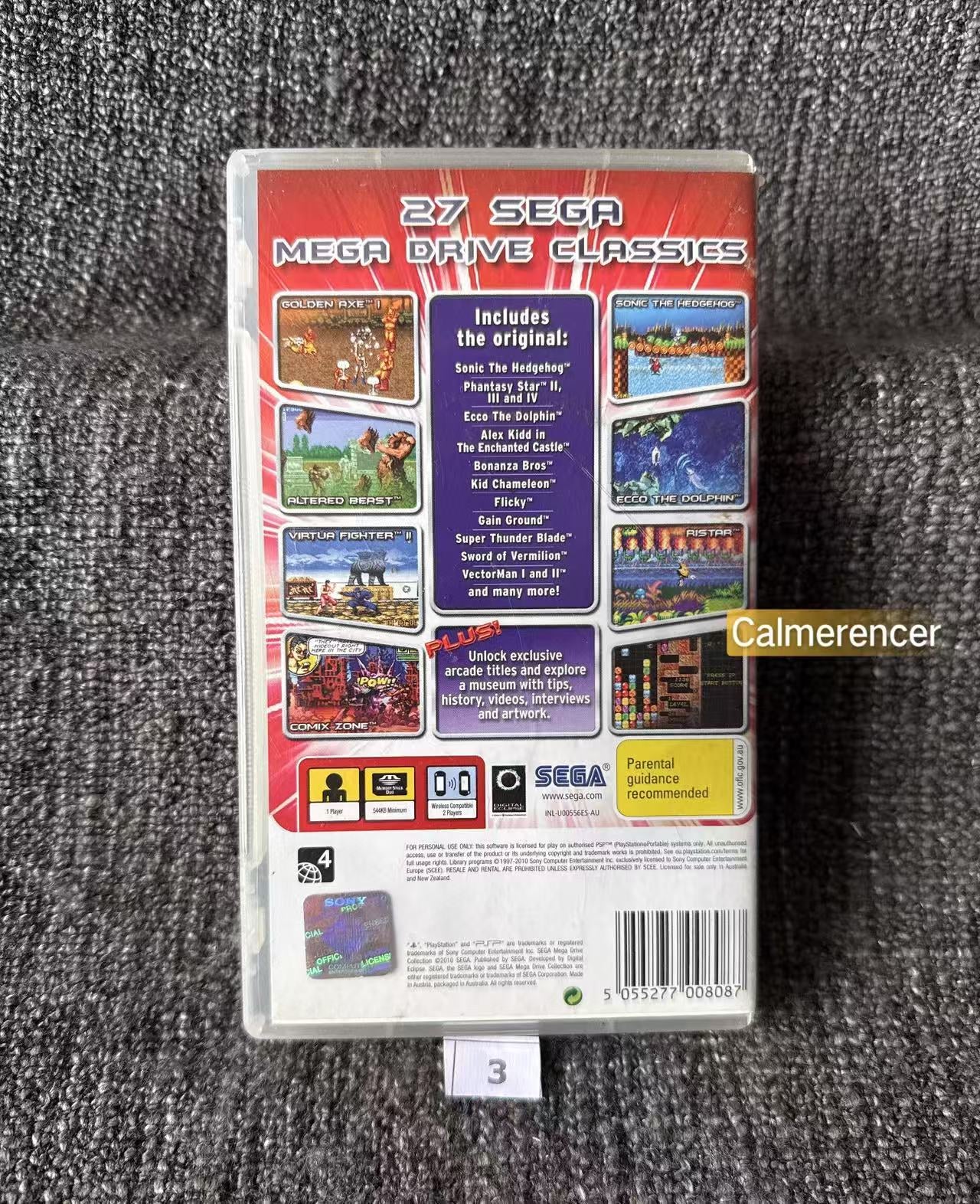 Sega Mega Drive Collection PSP Game - PlayStation Portable