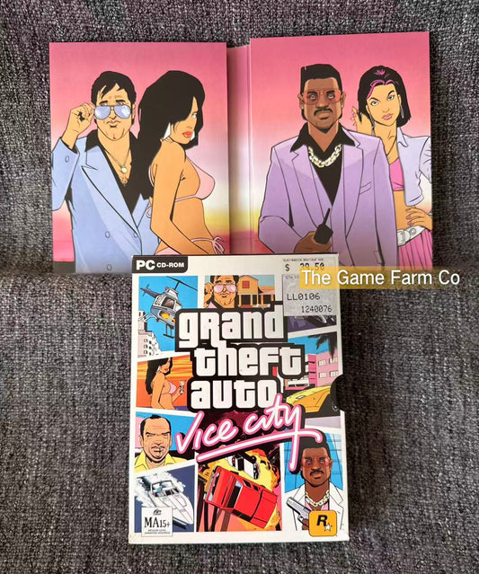 Grand Theft Auto Vice City Boxed Game - PC - CD ROM - Big Box