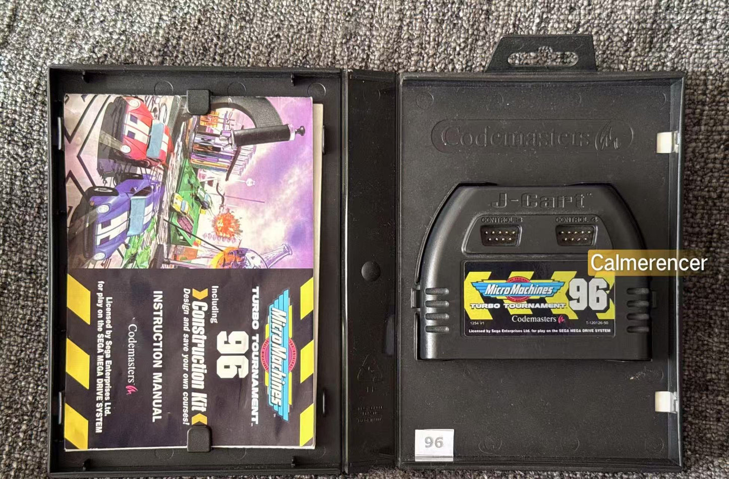 Micro Machines Turbo Tournament 96 Game - Sega Mega Drive
