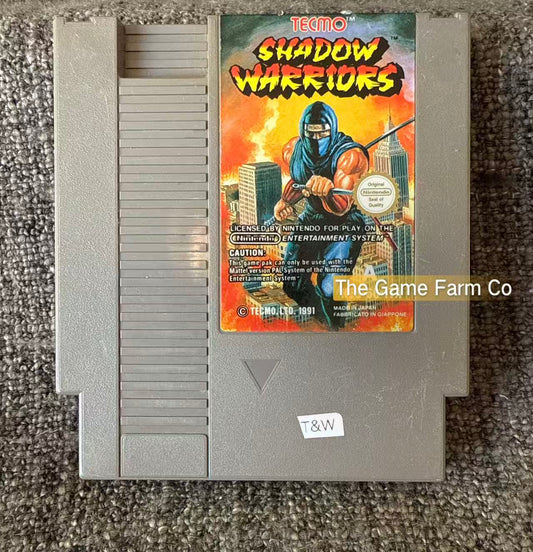 Shadow Warriors - Game - Nes - Nintendo / Entertainment System - Mattel
