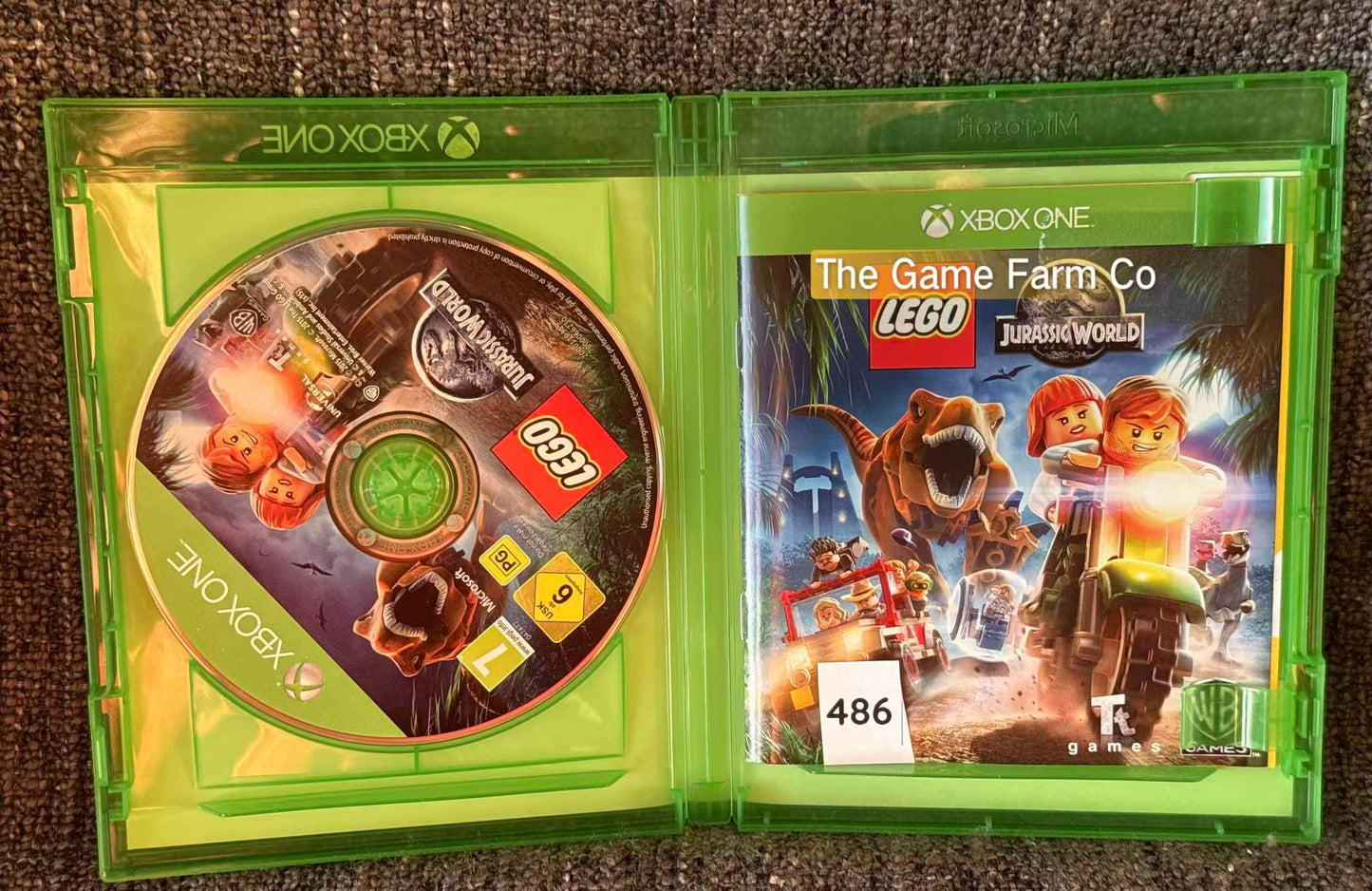 LEGO Jurassic World Xbox One Physical Game CIB PAL Tested Used