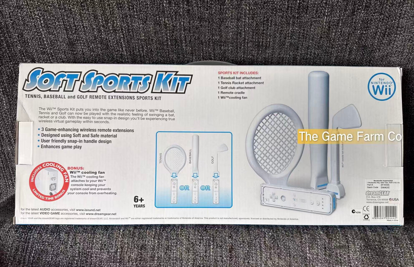 Soft Sports Kit Nintendo Wii