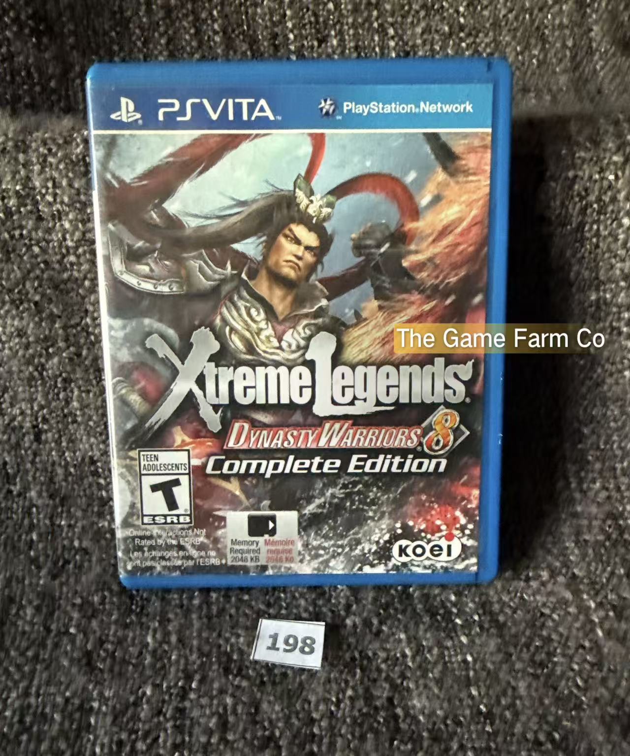 Dynasty Warriors 8: Xtreme Legends Complete Edition on the PS Vita.