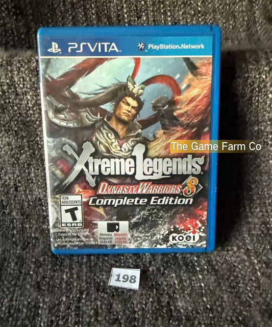 Dynasty Warriors 8: Xtreme Legends Complete Edition on the PS Vita.