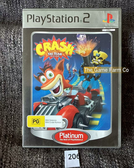 Crash Tag Team Racing Game- Sony PlayStation 2 (PS2)