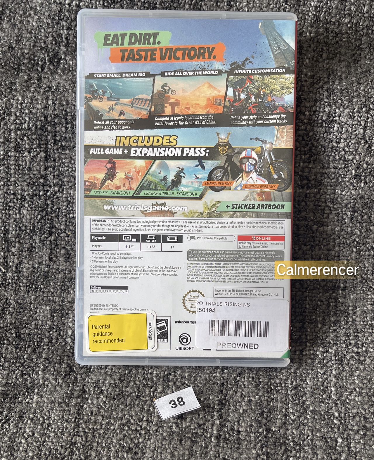 Trials Rising Gold Edition Game - Nintendo Switch