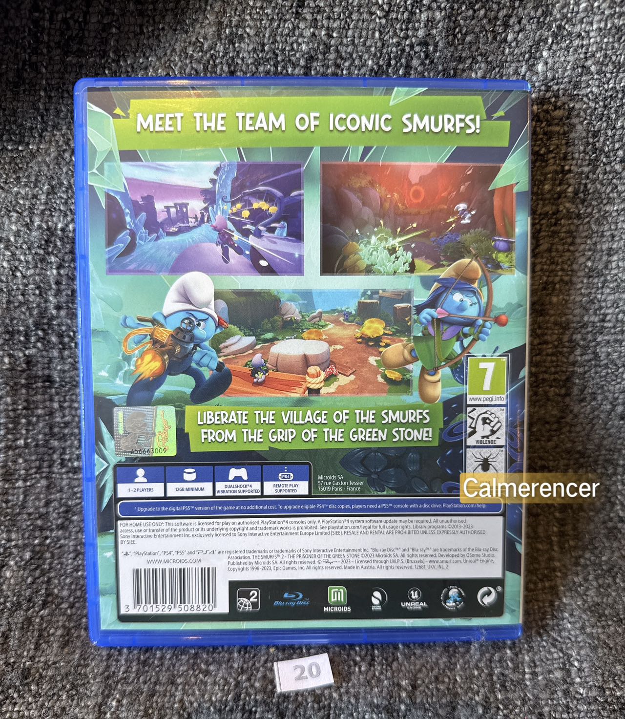 The Smurfs 2 Prisoner Of The Green Stone Sony Playstation 4 (PS4) Game