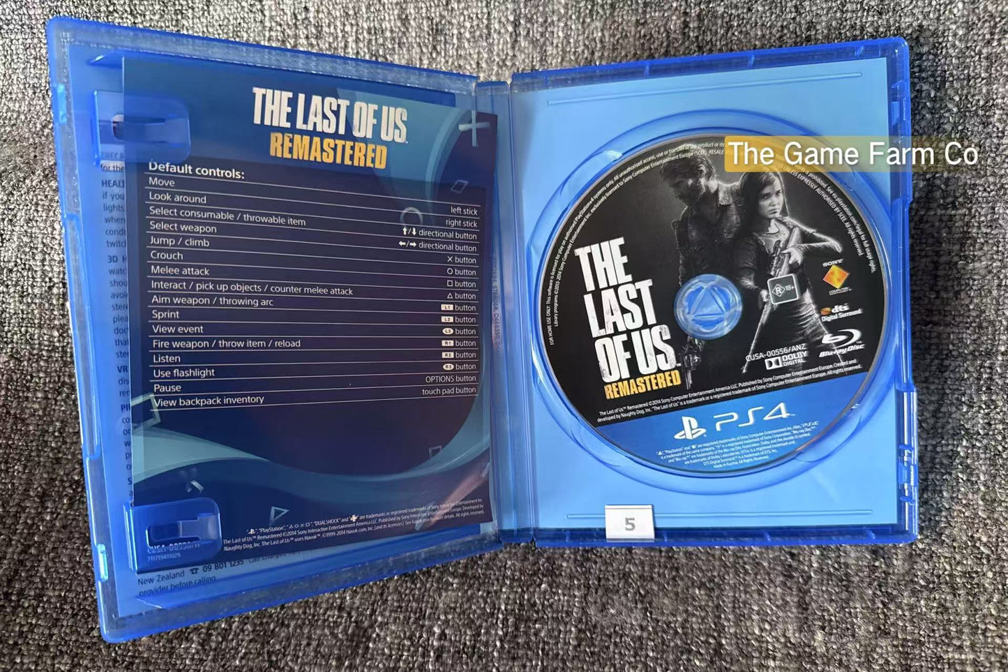 The Last Of Us Remastered Sony Playstation 4 (PS4) Game