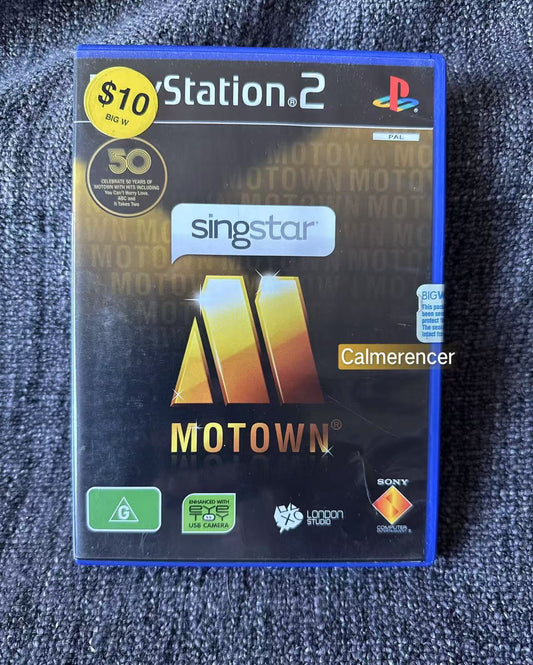 Singstar Motown Brand New Game - Sony PlayStation 2 (PS2)