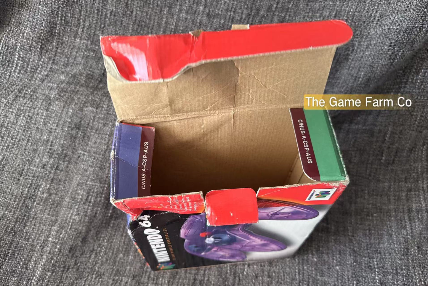 All Genuine Clear Purple boxed  N64 controller in good condition (Nintendo)