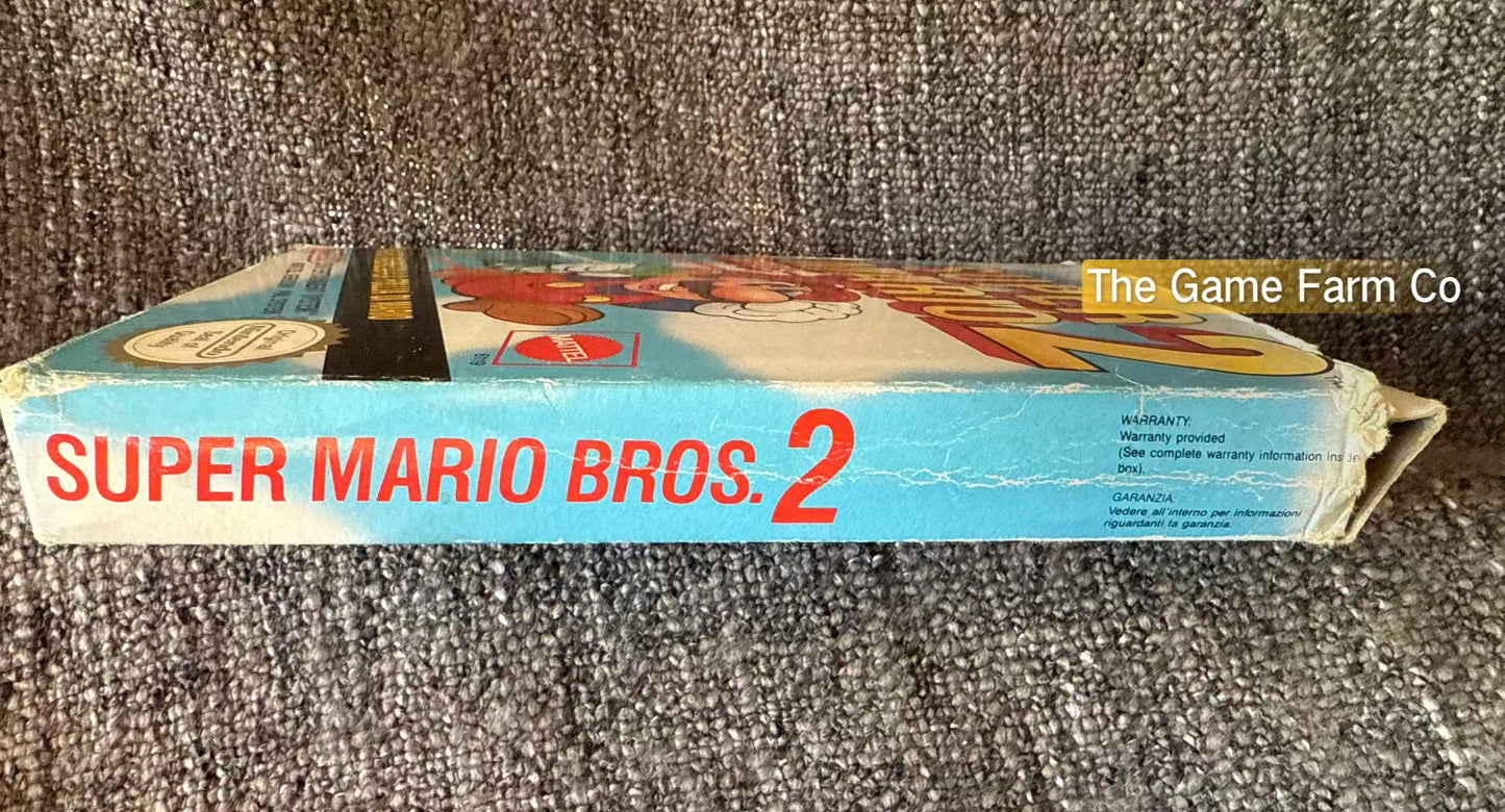 Super Mario Bros 2 Boxed Game - Nes - Nintendo / Entertainment System - Pal Version
