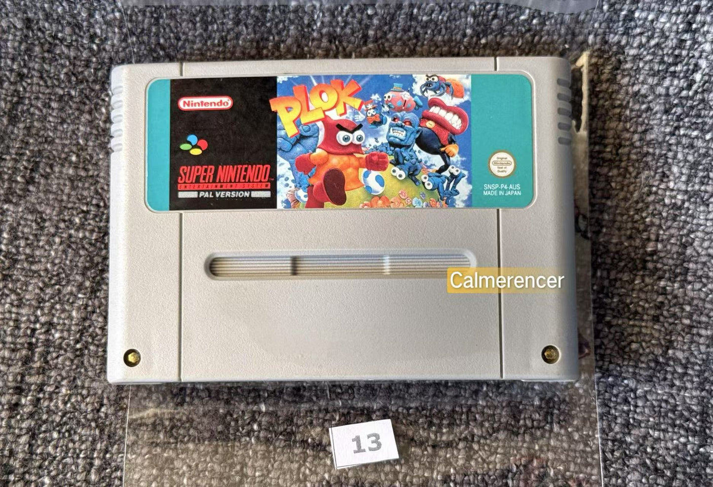 Plok - Super Nintendo (Snes) Game