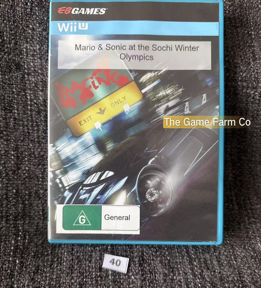Mario & Sonic At The Sochi Winter Olympics - Nintendo Wii U Game