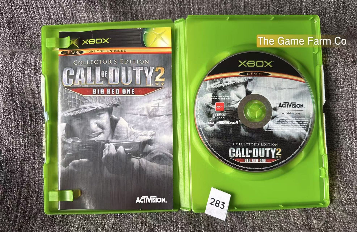 Call Of Duty 2 Big Red One Collectors Edition Game Microsoft Xbox Original