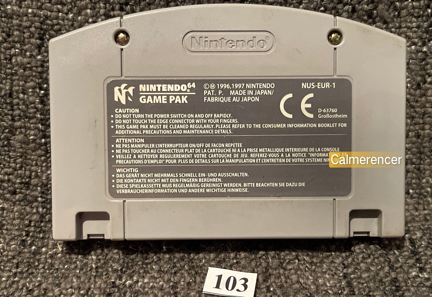 Mario Party 3 - Nintendo 64 / N64 - Pal Version