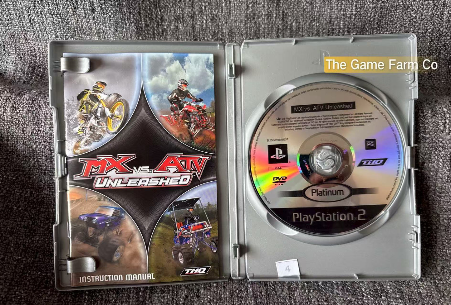 Mx Vs Atv Unleashed Game- Sony PlayStation 2 (PS2)