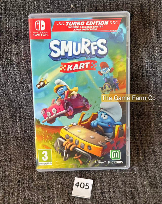 Smurfs Kart Nintendo Switch Physical Game Cartridge PAL Tested Used