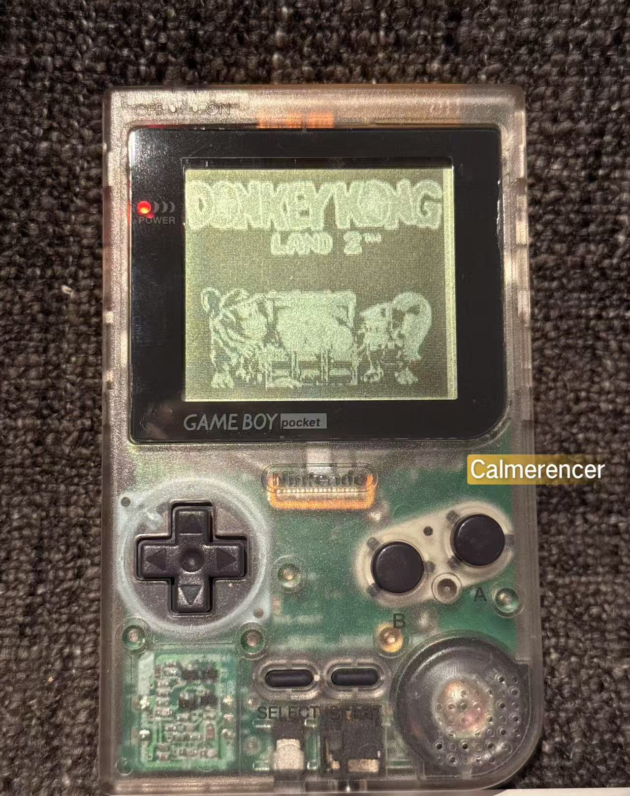 Nintendo Gameboy Clear Transparent Pocket Console Boxed in Excellent condition