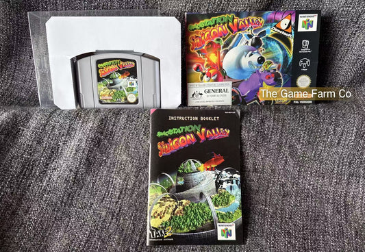 Space Station Silicon Valley Game Boxed - Nintendo 64 / N64 - Pal Version