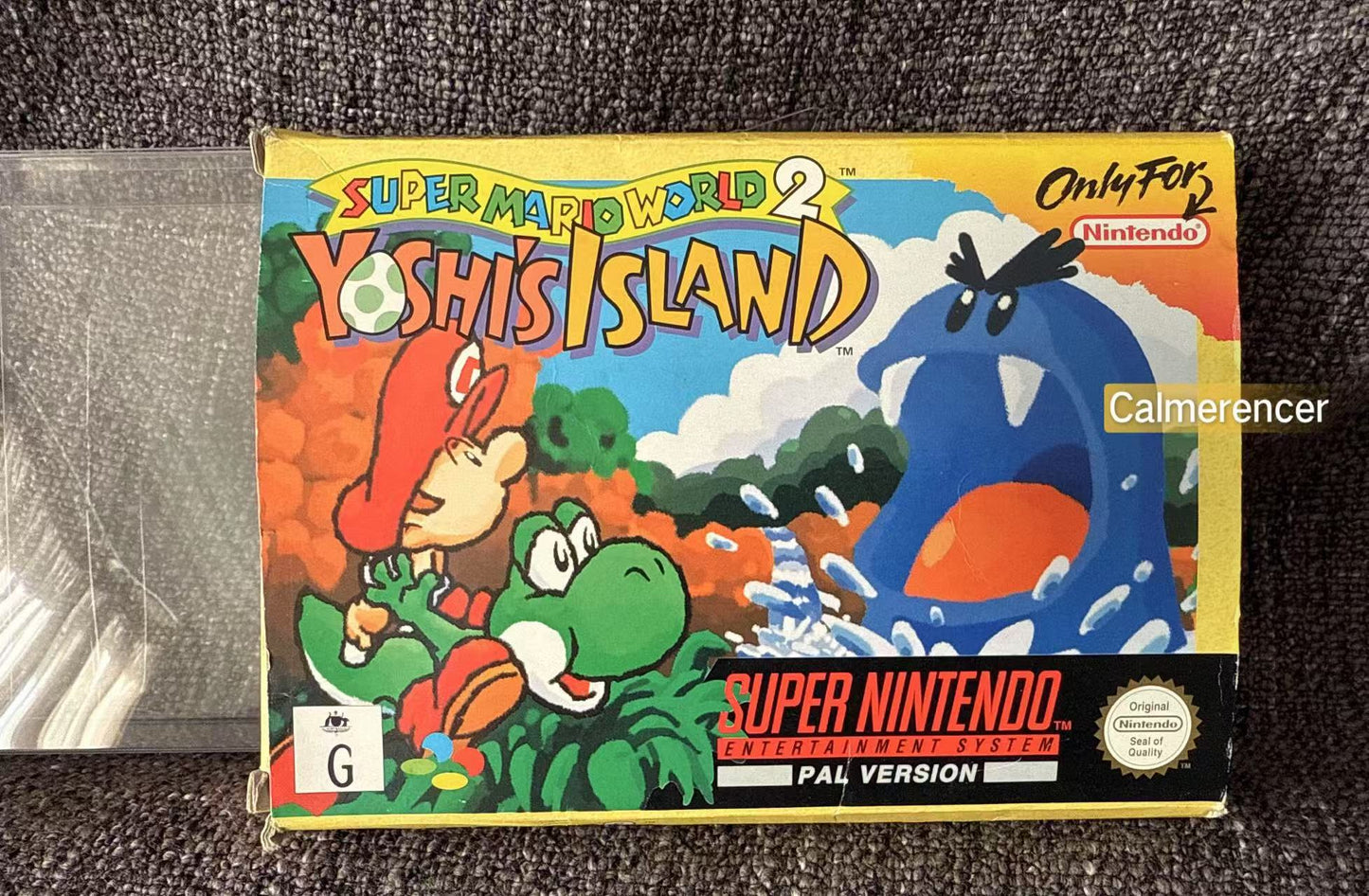 Super Mario World 2 Yoshi's Island Console Bundle Big Box (Snes) Pal Version - See Description