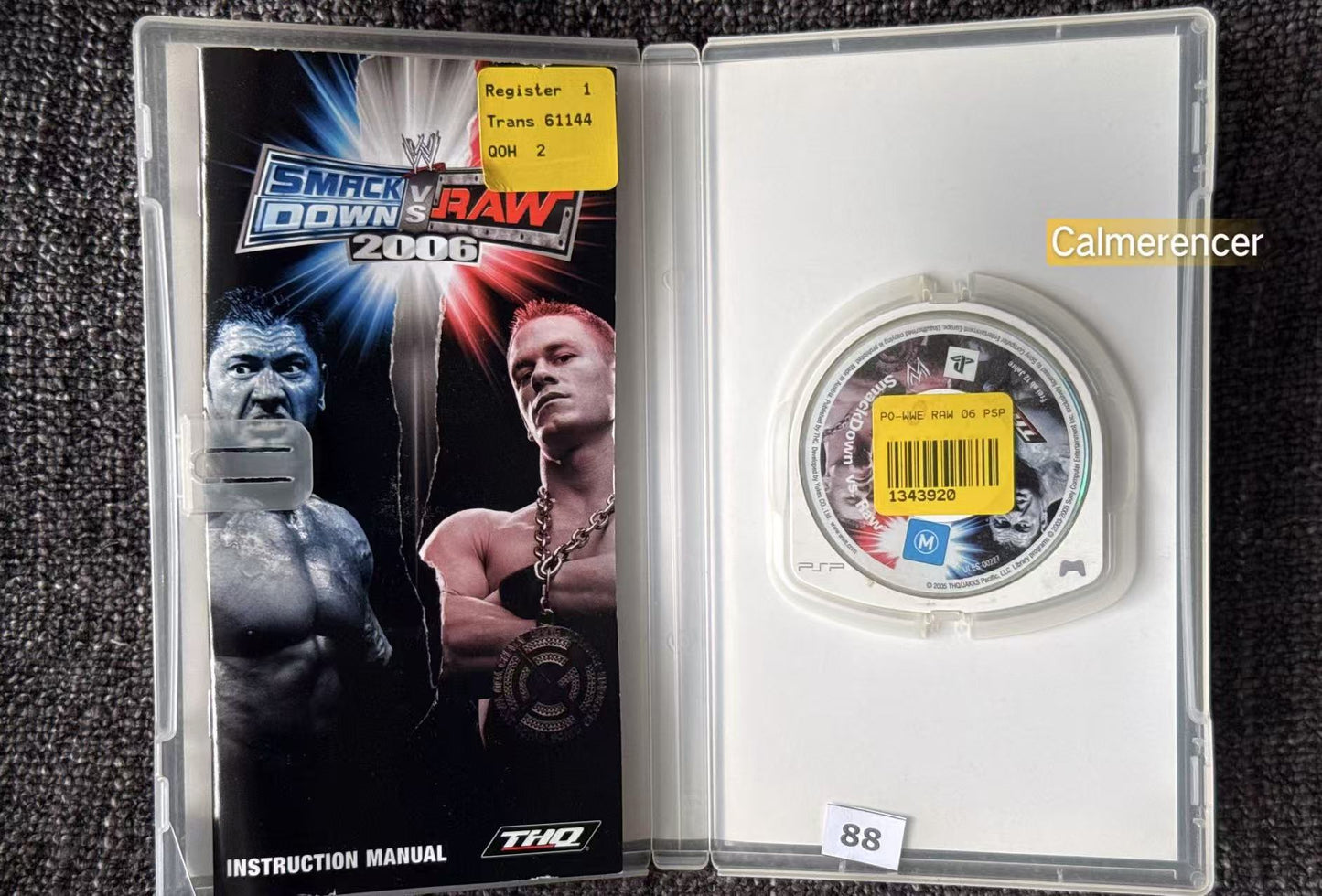 WWE Smack Down Vs Raw 2006 PSP Game - PlayStation Portable