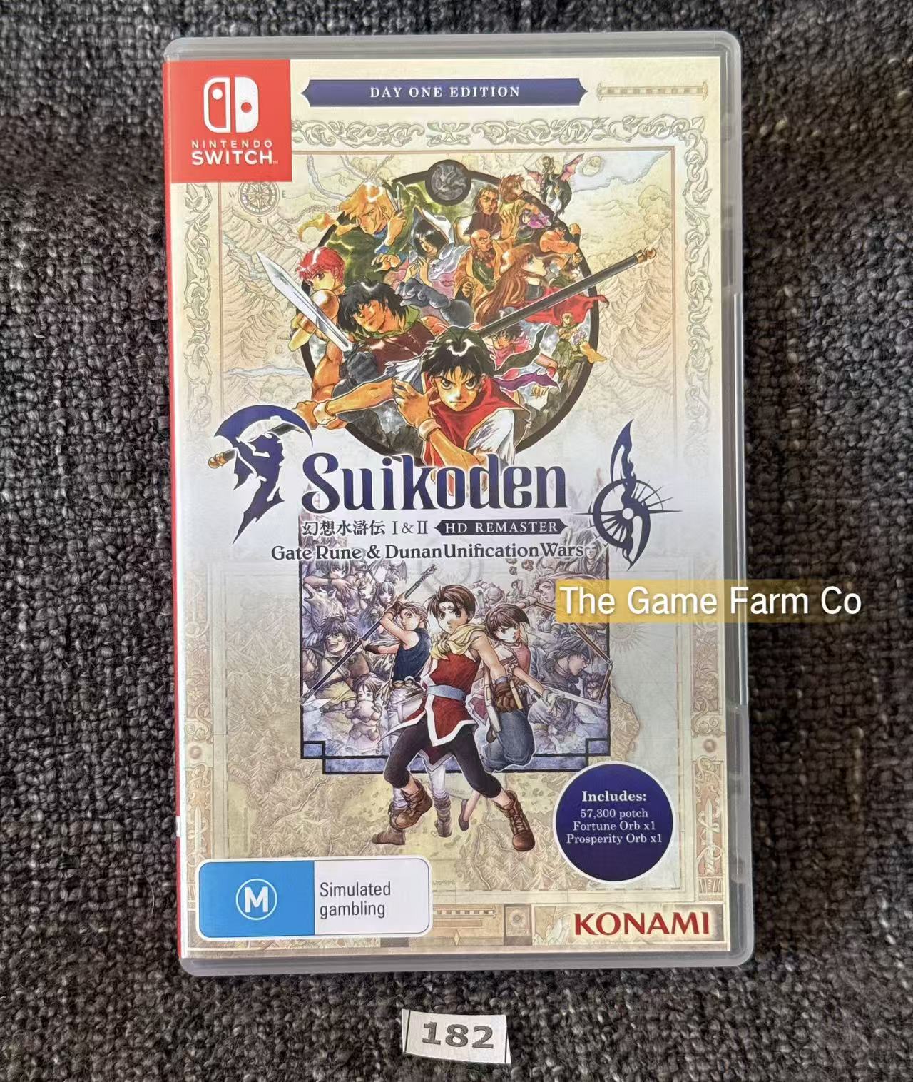 Suikoden I & II HD Remaster Nintendo Switch Physical Game Brand New Unsealed AUS